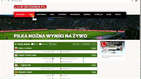 www live score pl